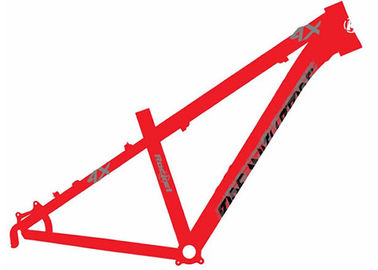 Cina 26er Dirt Jump 4x Bike Frame Warna Merah Aluminium Alloy 6061 Lukisan Disesuaikan pemasok