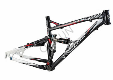 Cina Aluminium XC Full Suspension Bike Frame 26er Freeride / Downhill Riding Style pemasok