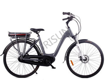 Cina City Black Step Melalui Custom Electric Bike 250w 120 Kg Load Capacity pemasok