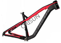 Cina Bingkai Sepeda Red / Orange Hardtail Mtb Bike, Bingkai Sepeda Paduan Aluminium 27,5 Inch pabrik