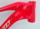 Red Full Suspension Bike Frame 27.5er Plus Trail / Am Riding Style Logo Kustom pemasok