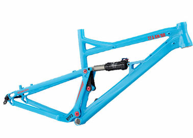 Cina Aluminium AM / Enduro Full Suspension Bike Frame, 160mm Frame Sepeda Gunung Travel pemasok