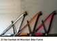 Bingkai Sepeda Red / Orange Hardtail Mtb Bike, Bingkai Sepeda Paduan Aluminium 27,5 Inch pemasok