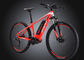 Aluminium 27.5 Electric Mountain Bike 11.6AH Desain Mewah Hitam / Merah pemasok
