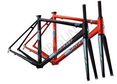 Cina Kabel Luar Routing Rangka Sepeda Scandium, Frame Sepeda Karbon 53cm Penuh Distributor