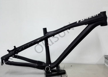 Cina Black 26er Aluminum Dirt Jump Bike Frame Disesuaikan Desain Lukisan Distributor